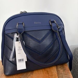 Darling Navy Shoulder Bag